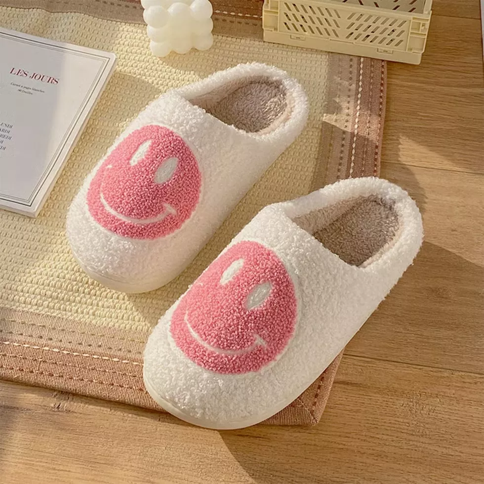 Smiley Face Slippers